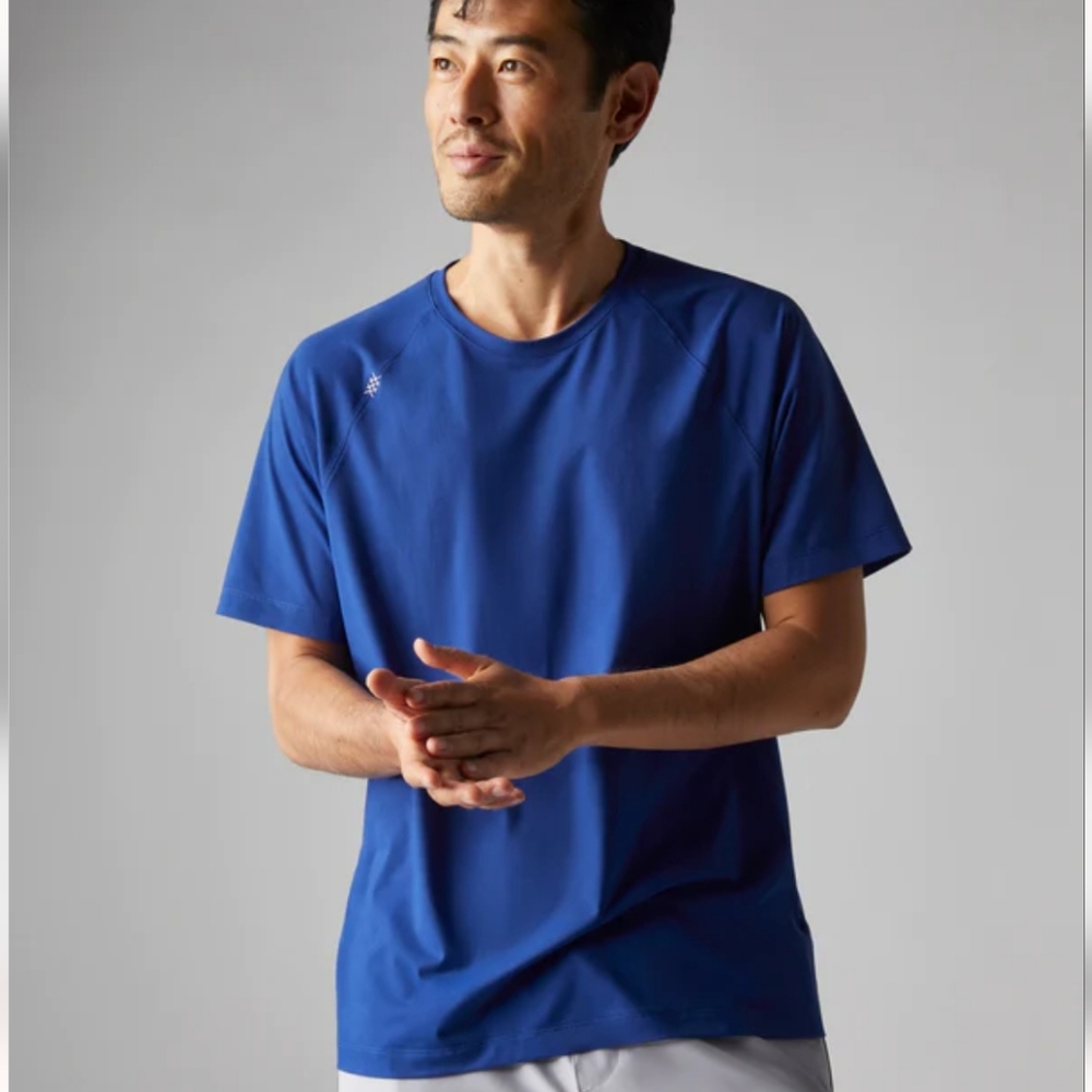 Rhone Reign Short Sleeve in  Blue Quartz